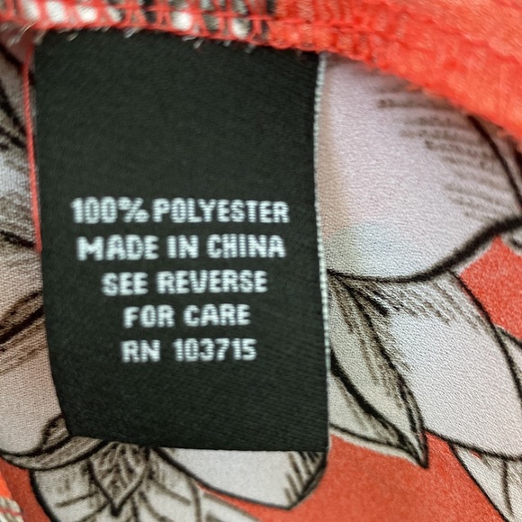 Zac & Rachel coral blouse. Size 1X - Picture 4 of 6